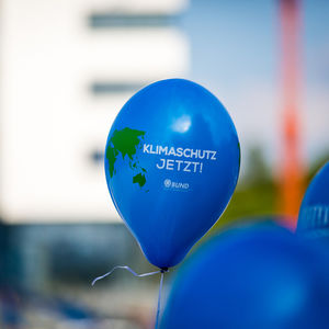 Luftballon Klimaschutz Jetzt